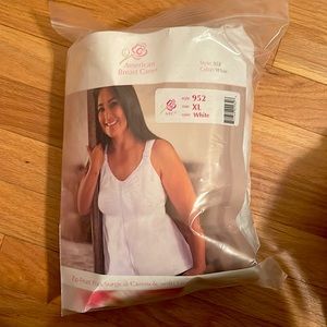 American Breast Care Zip-Front Post-Surgical Camisole with Drain Management